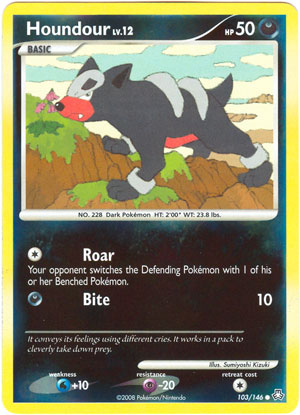 Houndour - 103/146 - Common - Reverse Holo